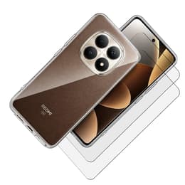 Skal Redmi Note 15 Pro Plus och 2 st skärmskydd - TPU - Genomskinlig