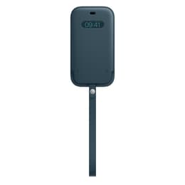 Apple Läder Skal iPhone 12 / iPhone 12 Pro - Magsafe - Läder Blå