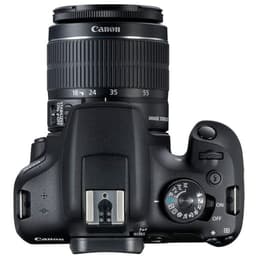 Canon EOS 2000D - Svart + Canon Zoom Lens EF-S 18-55mm f/3.5-5.6 IS II + Canon EF-S 55-250mm f/4.0-5.6 IS f/3.5-5.6 + f/4.0-5.6