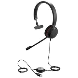 Jabra Evolve 20 Mono kabelansluten Hörlurar med microphone - Svart