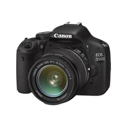 Réflex Canon EOS 550D Svart + Objektiv Sigma 55-200mm f/4-5.6 DC + Canon EF-S 18-55mm f/3.5-5.6 IS