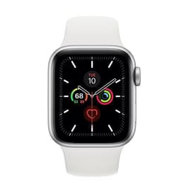 Apple Watch (Series 5) GPS 44 - Aluminium Silver - Sport-loop Vit