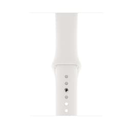 Apple Watch Series 5 (2019) GPS 44 mm - Aluminium Silver - Sportband Vit