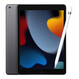 Bundle iPad 10.2 (2021) 9:e generationen + Apple Pencil - 64GB - Grå Utrymme - Utan Sim-Port