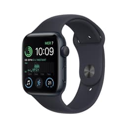 Apple Watch (Series SE) 2022 GPS 40 - Aluminium Midnatt - Sportband Svart