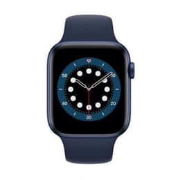Apple Watch (Series 6) 2020 GPS + Mobilnät 40 - Aluminium Blå - Sportband Blå