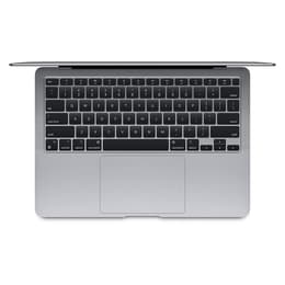 MacBook Air Med märken från klistermärken 13" (2020) - Apple M1 med 8-kärnig CPU och 7-kärnig grafikprocessor - 8GB RAM - SSD 128GB - Standardskärm - QWERTY - Spansk