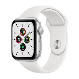 Apple Watch (Series 4) 2018 GPS 44 - Aluminium Silver - Sportband Vit