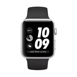 Apple Watch (Series 3) 2017 GPS 42 - Aluminium Silver - Sport-loop Svart
