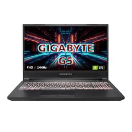 Gigabyte G5 KC AX200NGW 15"-tum - Core i5 - Gen 10 (H) - 16GB - SSD 512 GBGB NVIDIA GeForce RTX 3060 AZERTY - Belgisk