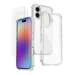 Skal iPhone 17 och 2 st skärmskydd - TPU - Genomskinlig