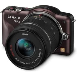 Lumix DMC-GF3 - Brun + Panasonic Lumix G Vario 14-42mm f/3.5-5.6 ASPH. MEGA O.I.S f/3.5-5.6
