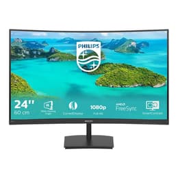 23,6-tum Philips E-line 241E1SCA 1920 x 1080 LCD Monitor Svart
