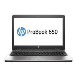 HP ProBook 650 G2 15-tum (2016) - Core i3-6100U - 8GB - SSD 240 GB AZERTY - Fransk