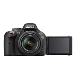 Reflex D5200 - Svart + Nikon AF-S DX Nikkor18-55mm f/3.5-5.6G ED II + AF-S DX VR 55-200 mm f/4-5.6 G IF ED f/3.5-5.6 + f/4-5.6