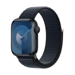 Apple Watch Series 9 (2023) GPS + Mobilnät 41 mm - Aluminium Midnight - Sport loop Blå