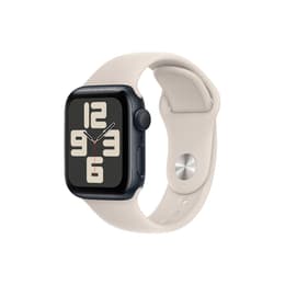 Apple Watch (Series SE) 2020 GPS 44 - Aluminium Grå - Sport loop Stjärnljus