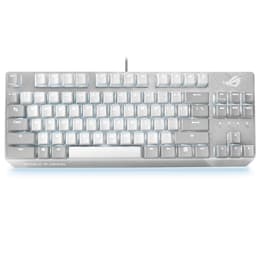 Asus Keyboard AZERTY Fransk Bakgrundsbelyst tangentbord ROG Strix Scope NX TKL