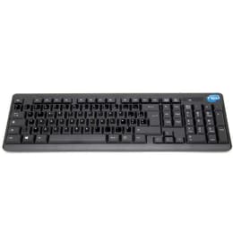 Simpletek Keyboard AZERTY Fransk Wireless Mouse + Keyboard with Stickers 1000 DPI 2.4G Nano reciever