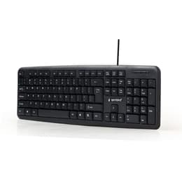 Keyboard QWERTY Spansk Gembird Teclado QWERTY Español con cable usb Kb-U-103-Es