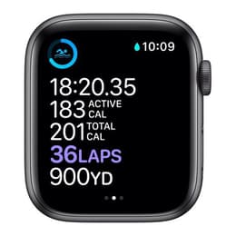 Apple Watch Series 6 (2020) GPS + Mobilnät 44 mm - Aluminium Grå utrymme