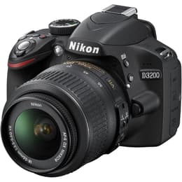 Reflex D3200 - Svart + Nikon AF-S DX Nikkor 18-55mm f/3.5-5.6G VR f/3.5-5.6