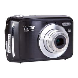 Kompakt ViviCam T324N - Svart + Vivitar 3X Optical Zoom Lens f/2.8-4.8