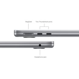 MacBook Air 15" (2024) - Apple M3 med 8-kärnig CPU och 10-kärnig grafikprocessor - 8GB RAM - SSD 256GB - QWERTY - Engelsk
