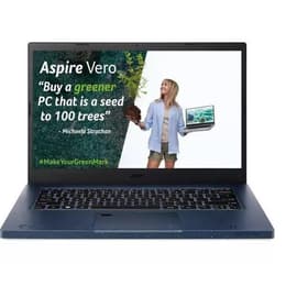 Acer Aspire Vero 14-tum (2022) - Core i5 - Gen 12 (U) - 16GB - SSD 512 GB QWERTY - Engelsk