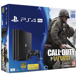 PlayStation 4 Pro 1000GB - Svart + Call of Duty: WWII