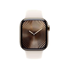 Apple Watch Series 10 (2024) GPS + Mobilnät 42 mm - Titan Guld