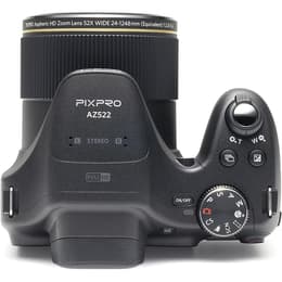 PixPro AZ525 - Svart + Kodak PixPro Aspheric HD Zoom Lens 52x Wide 24-1248mm f/2.8-5.6 f/2.8-5.6