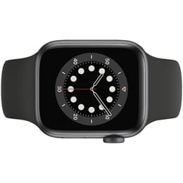 Apple Watch Series 6 (2020) GPS 40 mm - Aluminium Grå utrymme - Sportband Svart