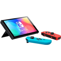 Switch OLED 64GB - Röd/Blå