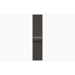 Apple Watch Series 10 (2024) GPS + Mobilnät 46 mm - Titan naturligt - Milanese loop Grå