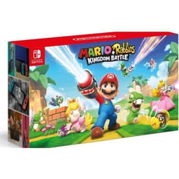 Switch 32GB - Svart + Mario + Rabbids Kingdom Battle