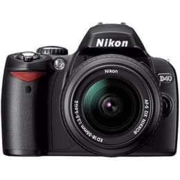 Reflex D40 - Svart + Nikon AF-S DX Nikkor 18-55mm f/3.5-5.6G II f/3.5-5.6