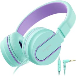 Ailihen i35 COLORFUL noise Cancelling Hörlurar med microphone - Blå