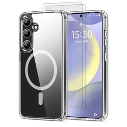 Skal Galaxy S24 och 2 st skärmskydd - TPU - Genomskinlig