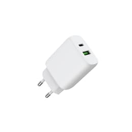 Vägg plugg (USB + USB-C) 25W - WTK