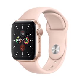 Apple Watch (Series 3) 2017 GPS 42 - Aluminium Guld - Sportband Rosa
