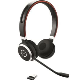 Jabra Evolve 65 wireless Hörlurar med microphone - Svart/Röd