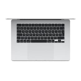 MacBook Air 15" (2023) - Apple M2 med 8-kärnig CPU och 10-kärnig grafikprocessor - 24GB RAM - SSD 1000GB - AZERTY - Fransk