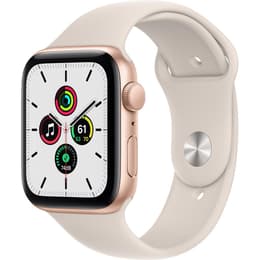 Apple Watch (Series SE) 2020 GPS 44 - Aluminium Guld - Sportband Stjärnljus