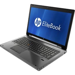 HP EliteBook 8760W 17-tum (2011) - Core i7-2630QM - 12GB - SSD 512 GB QWERTY - Engelsk
