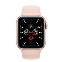 Apple Watch (Series 6) 2020 GPS 44 - Rostfritt stål Roséguld - Sport-loop Rosa
