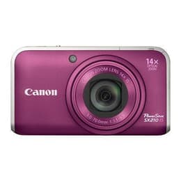Canon PowerShot SX210 IS Kompakt 14 - Lila/Grå