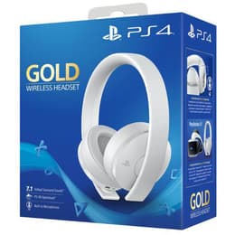 Sony PlayStation Gold Wireless Headset gaming wireless Hörlurar med microphone - Vit