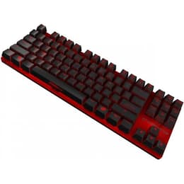 Ozone Keyboard AZERTY Fransk Bakgrundsbelyst tangentbord Strike Battle (Cherry MX Red)