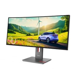 34-tum Lenovo ThinkVision P34WD-40 1920 x 1080 LED Monitor Grå